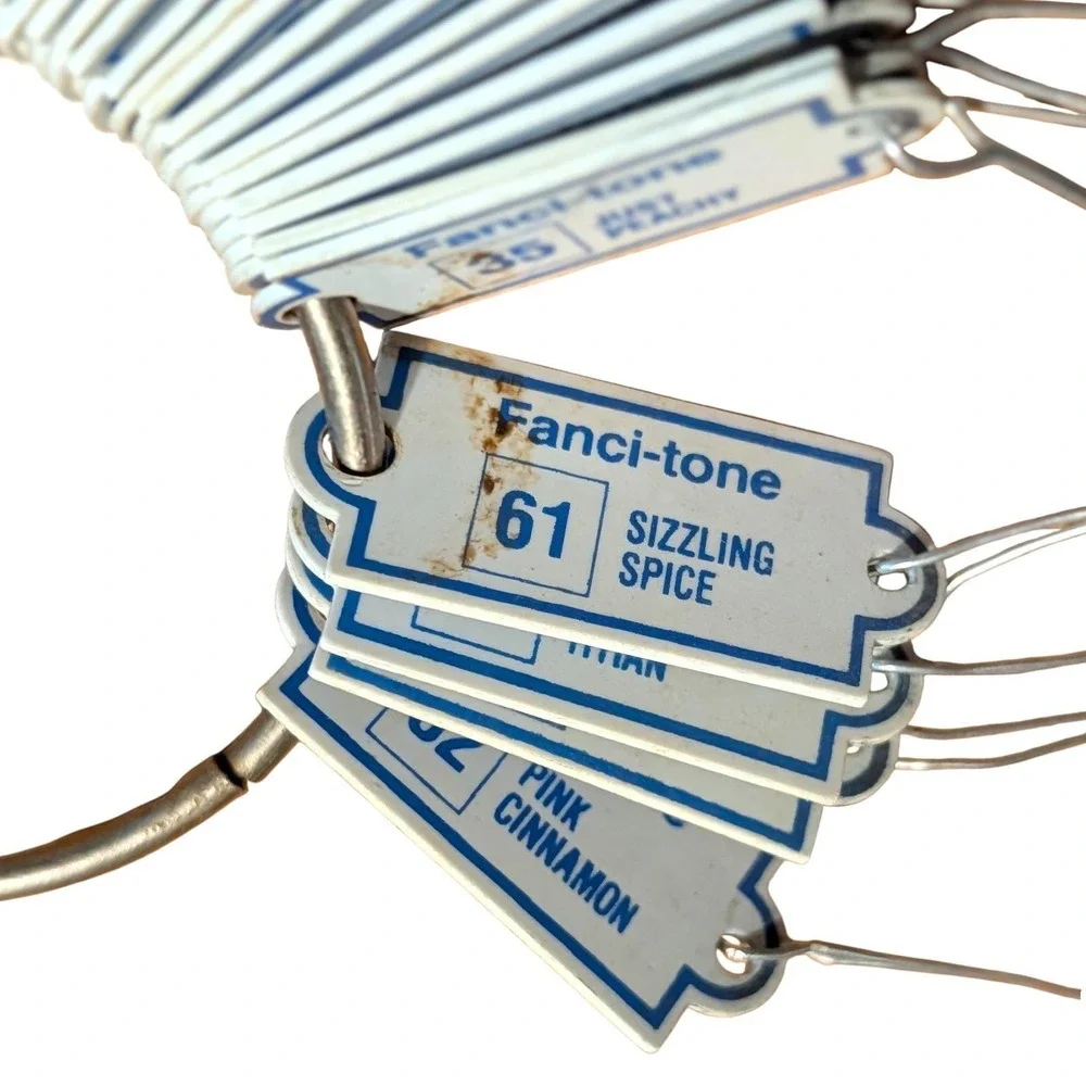 Vintage ROUX Fanci-Tone Hair Color Swatch Ring Color Command F5000 Missing‎ TWO